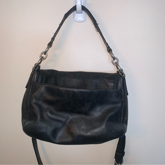 Coach Black Leather Crossbody Bag - Picture 14 of 15